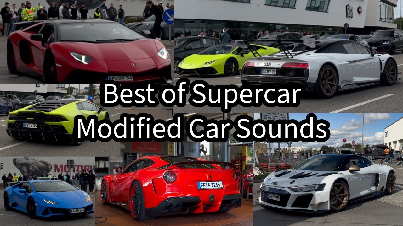 Best of Supercar Modified Car Sounds 2024 Compilation F12N-largo, XGT, Novitec Huracan Evo