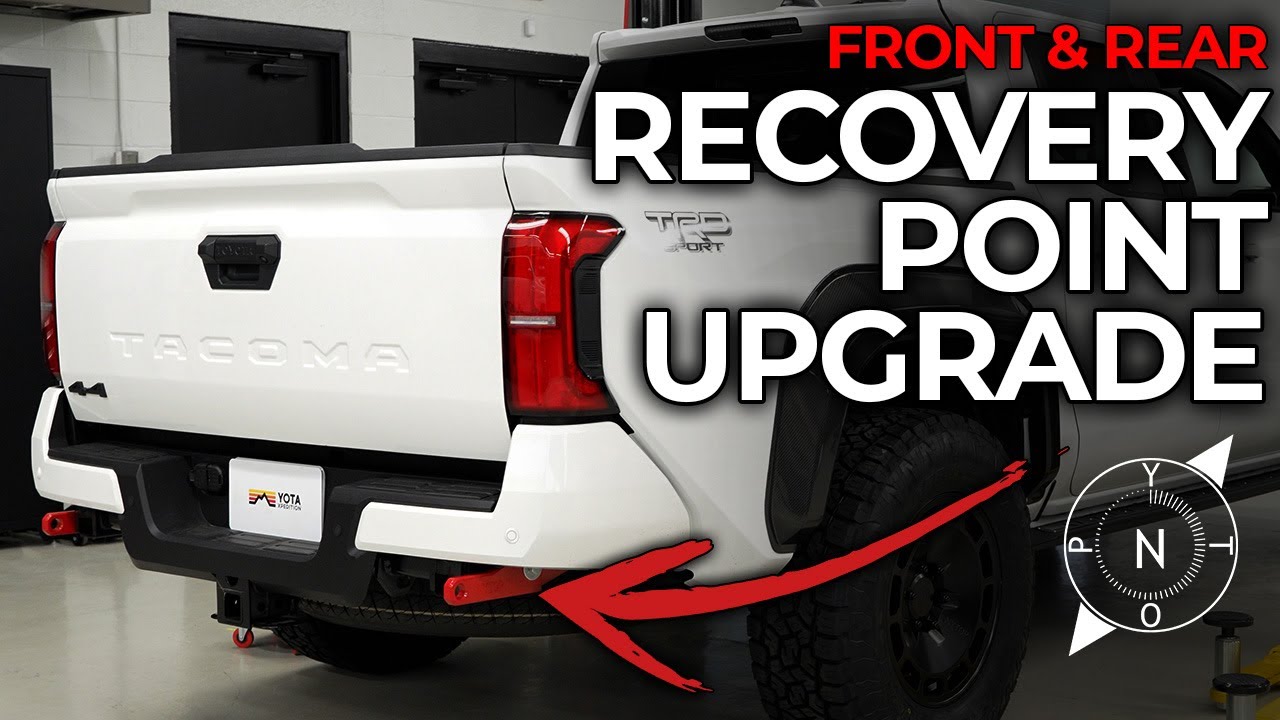 Tacoma Recovery Upgrade! NYTOP Front & Rear Recovery Point Install (4th Gen)