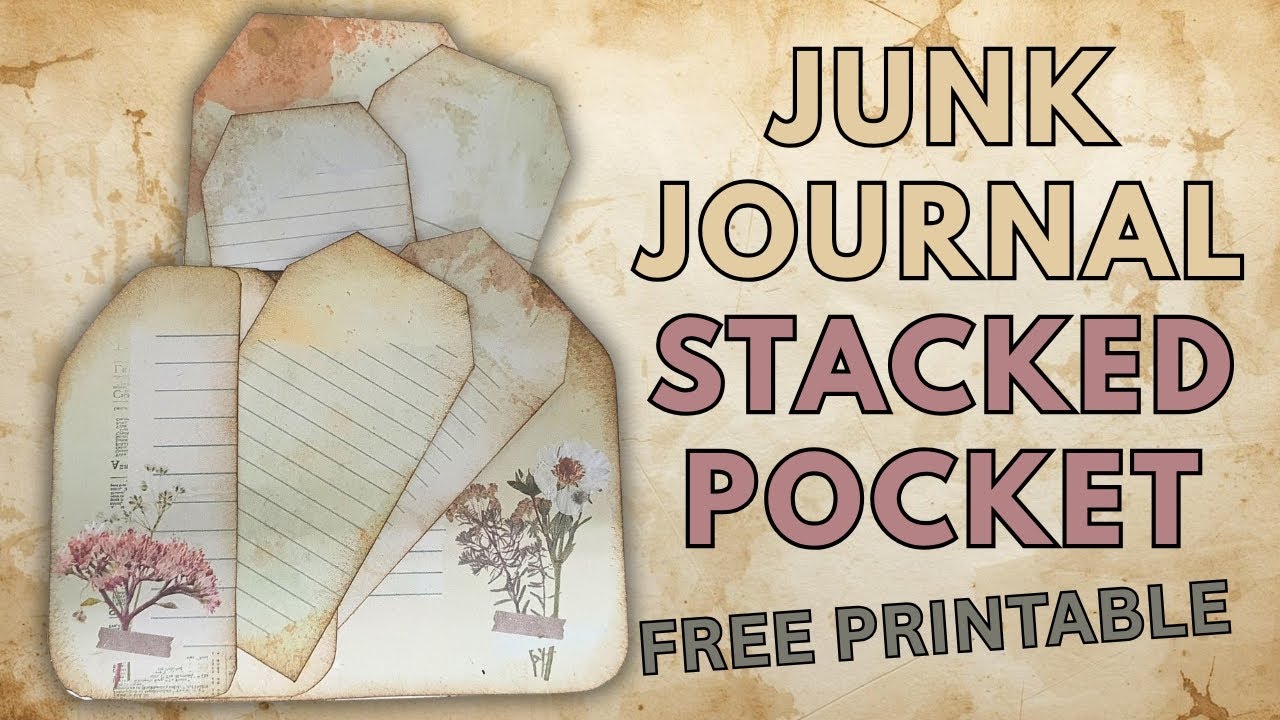 Paper Perk #62 - Набор карманов для ведения дневника в стиле 