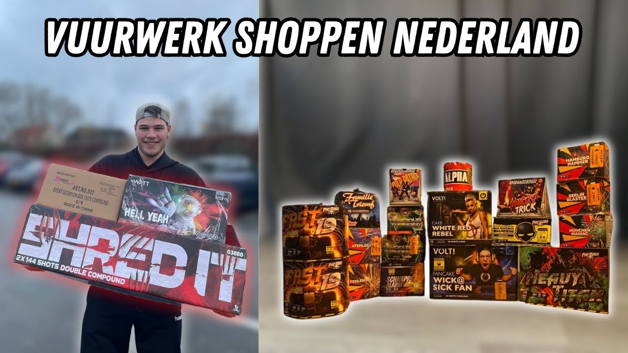 VUURWERK SHOPPEN NEDERLAND *2023-2024!*