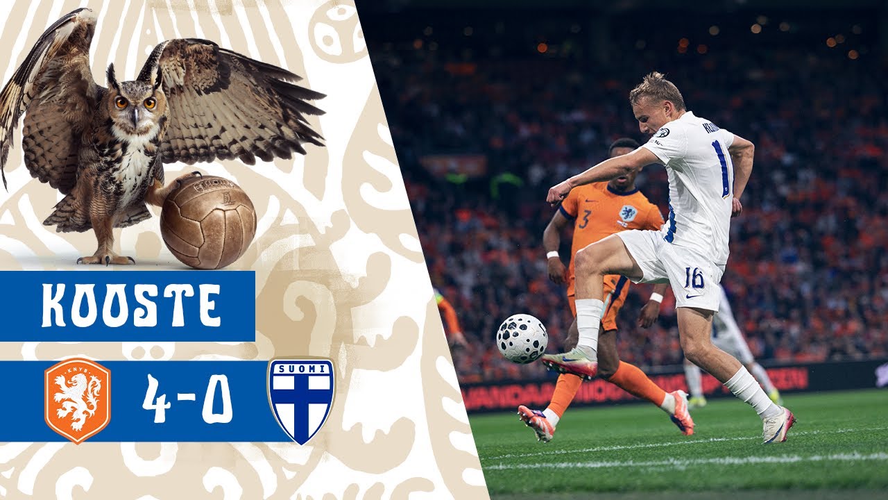 Huuhkajat Highlights (11 min.) | Hollanti&ndash;Suomi 4&ndash;0 I FIFA World Cup 2026 -karsinnat I 12.10.2025
