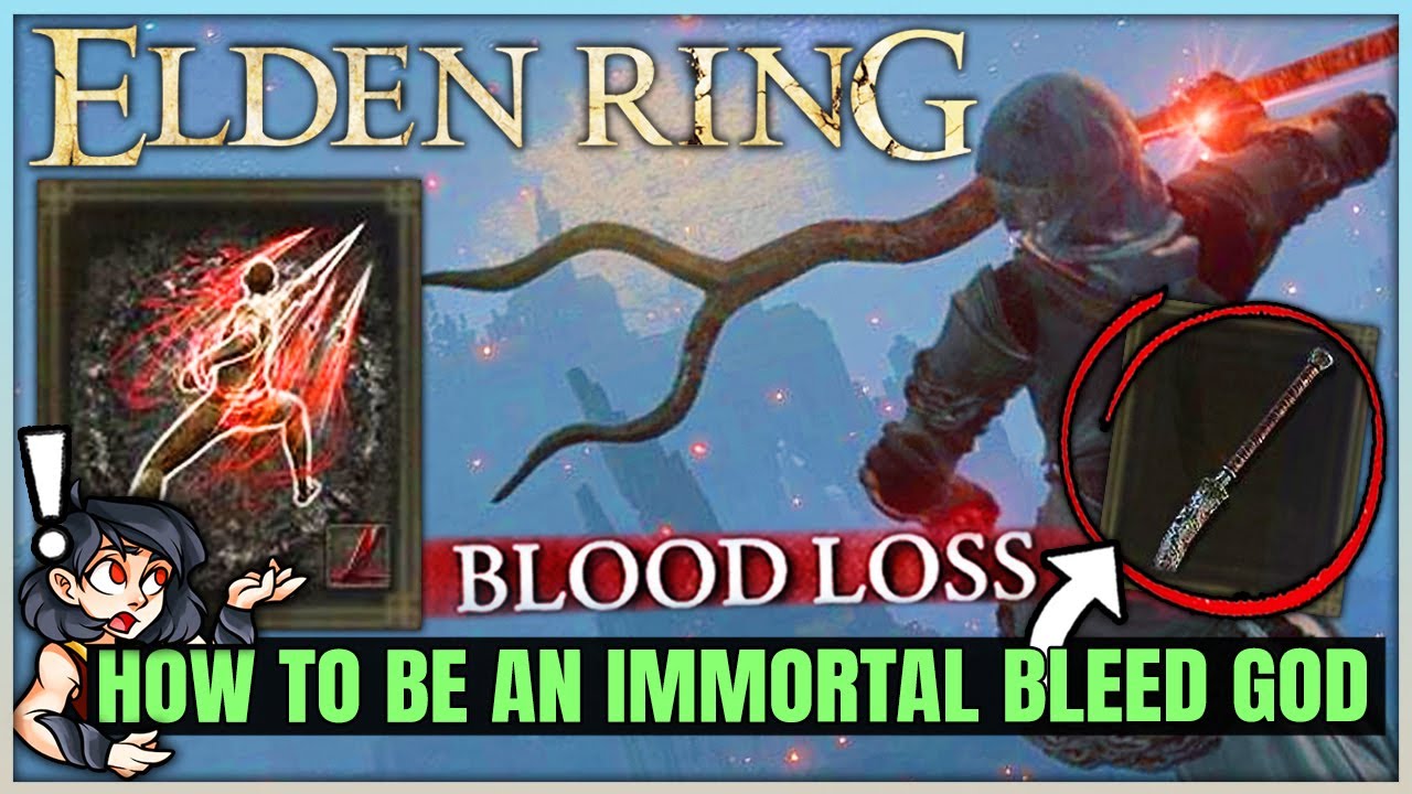 This Secret Bleed Weapon & Ash of War Combo is INCREDIBLE - Elden Ring Lifesteal Blood Tax Build!