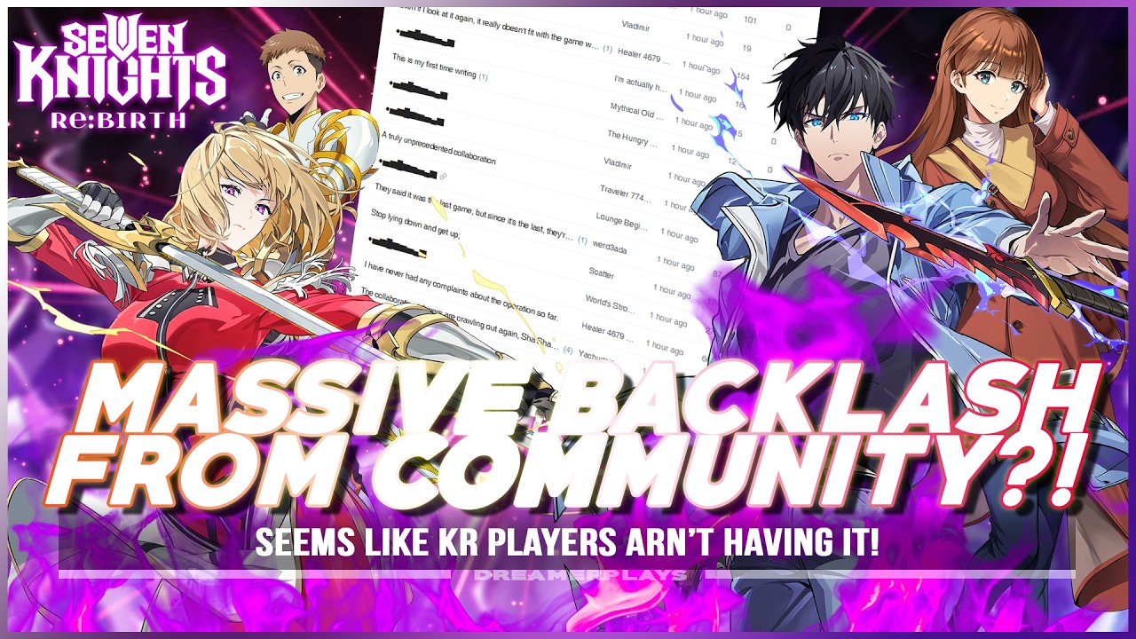 The SOLO LEVELLING Collab is HIGHLY DISLIKED?! | Seven Knights Re:BIRTH