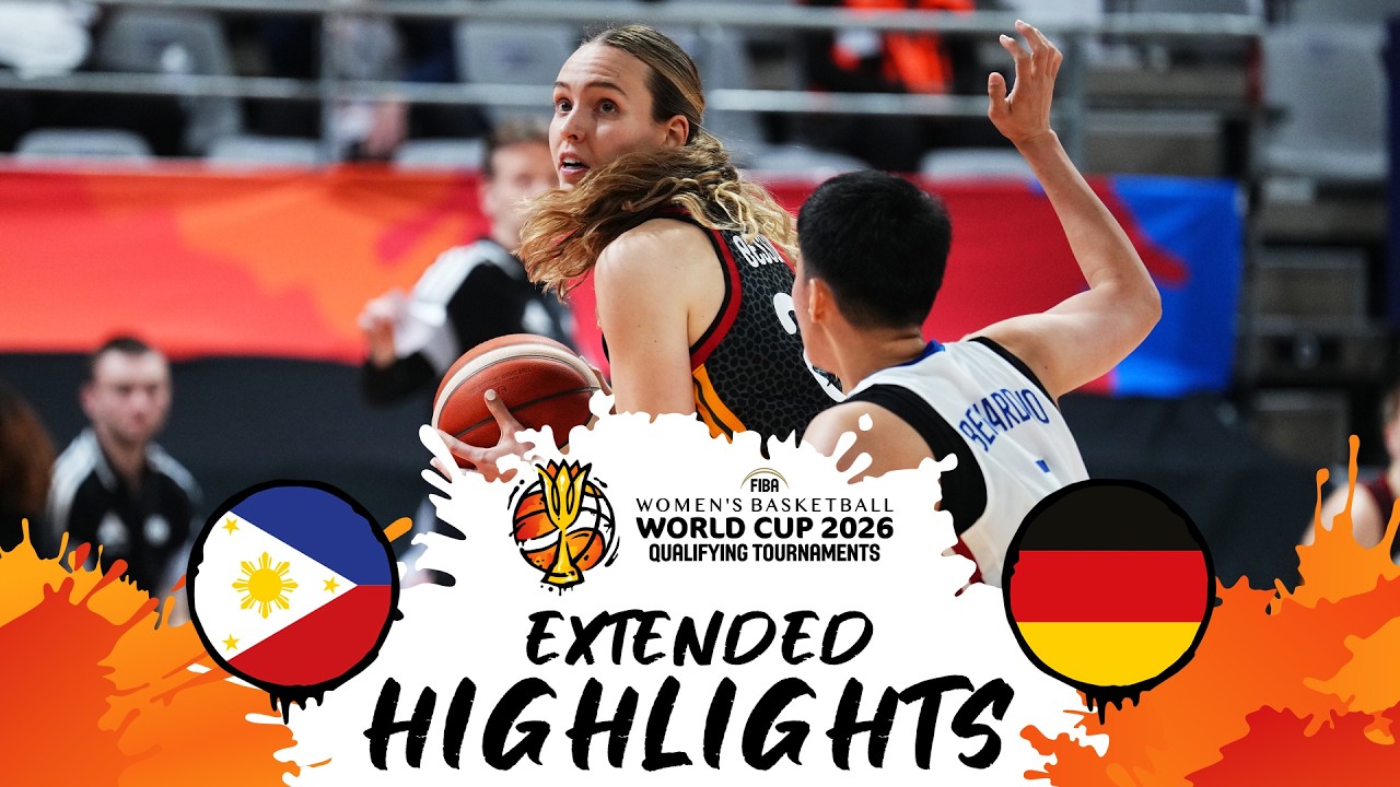 Philippines 🇵🇭 v Germany 🇩🇪 | Extended Highlights | #FIBAWWC 2026 Qualifying Tournament