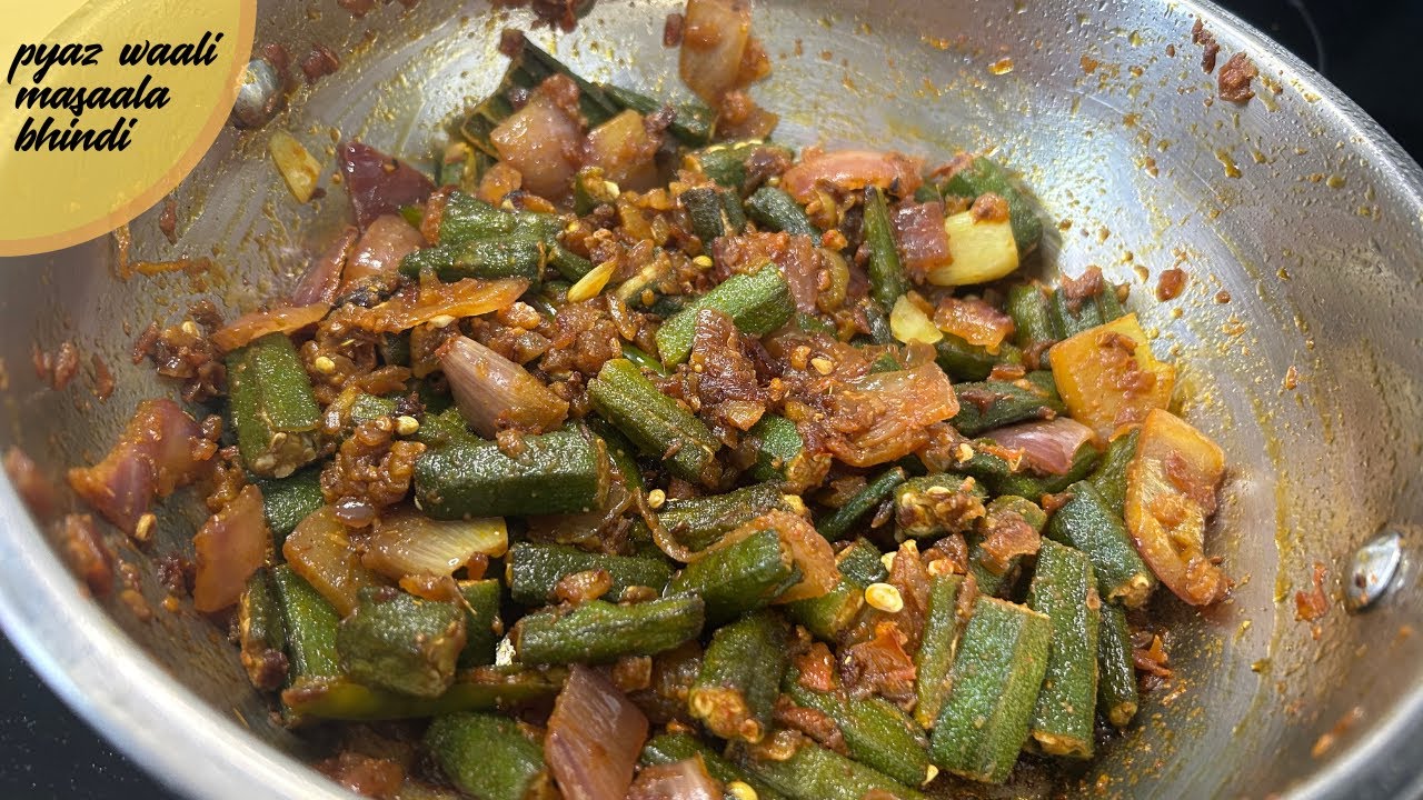 प्याज़ वाली भिंडी ऐसे बनाएंगे तो सब तारीफ करेंगे | Pyaaz waali masaala bhindi | Bhindi Fry 🇨🇦