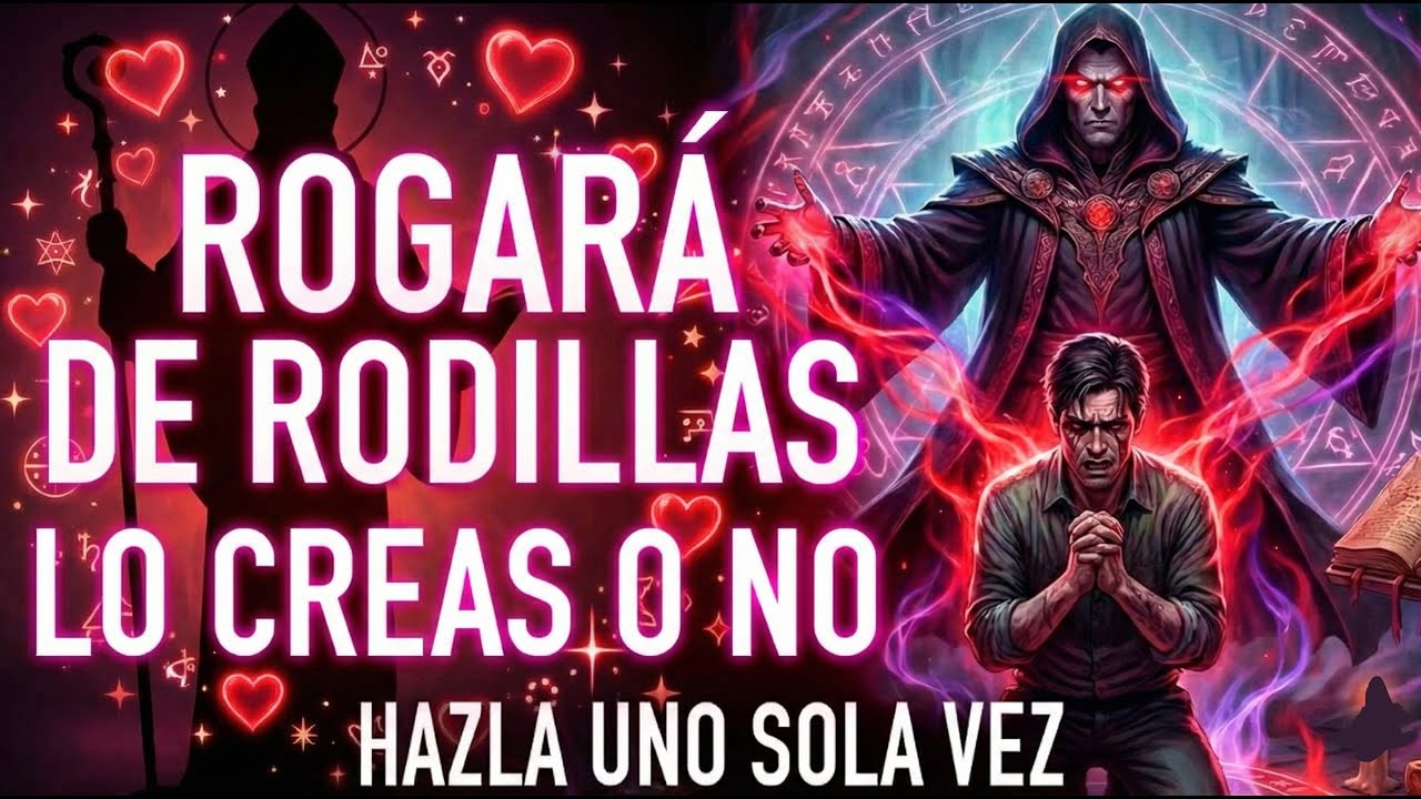 Hazlo 1 VEZ y NO PODRÁ DORMIR sin buscarte: San Cipriano y Espíritu del Desespero te lo traen HOY
