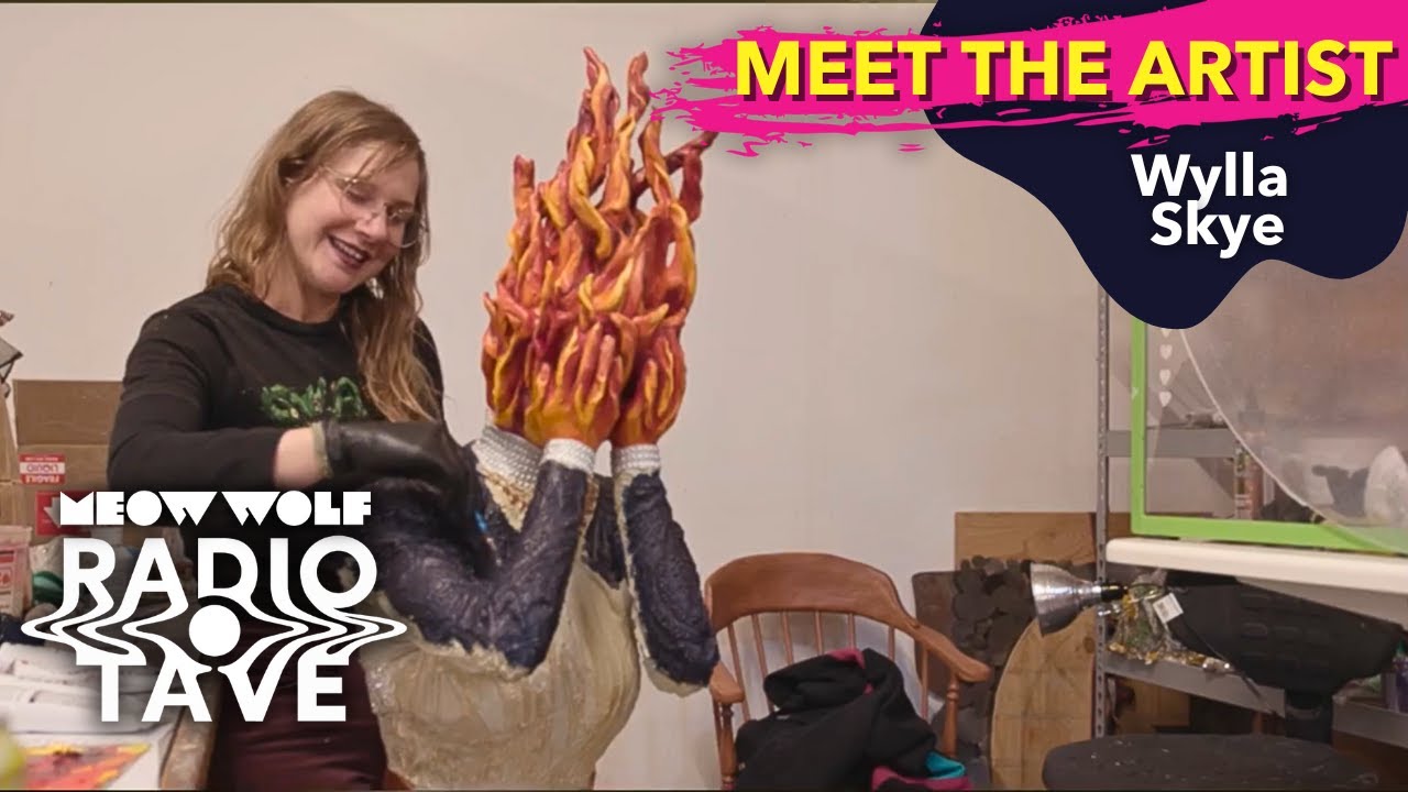 Meet the Artist: Goldy with Wylla Skye | Meow Wolf Houston | Radio Tave