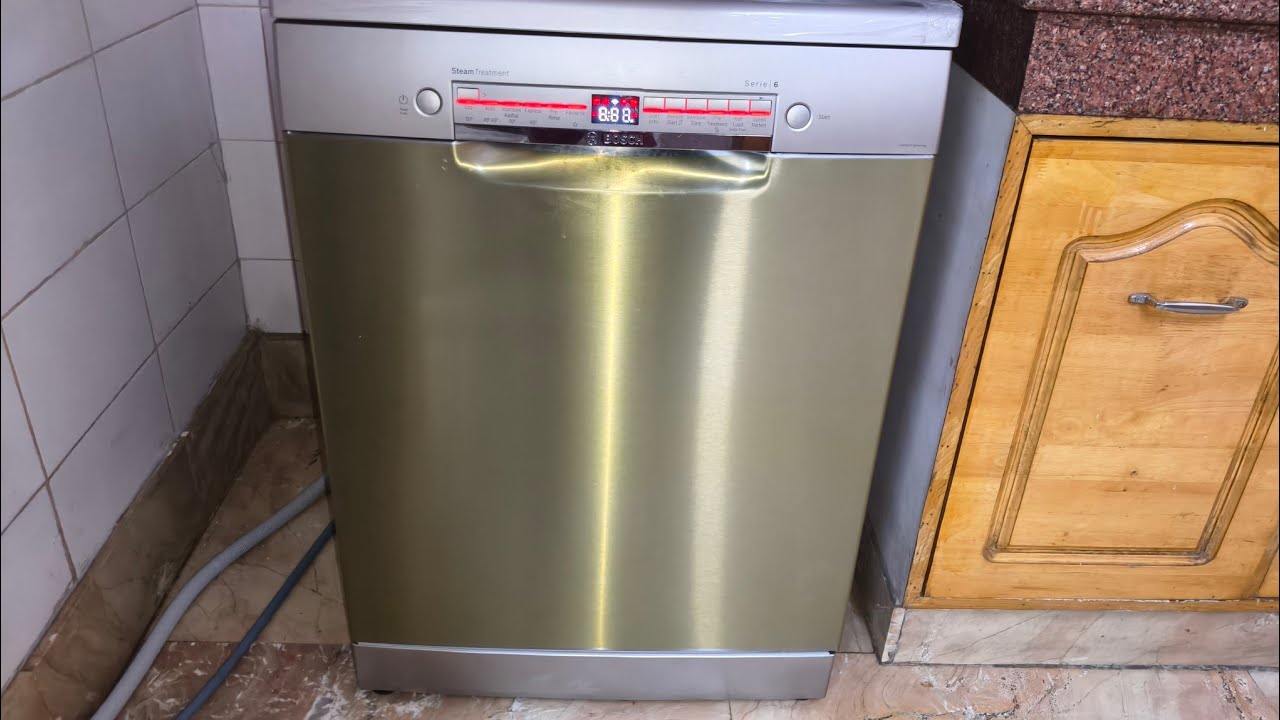 Bosch 14 Places Series 6 Dishwasher sms6iki01i Demo with Review