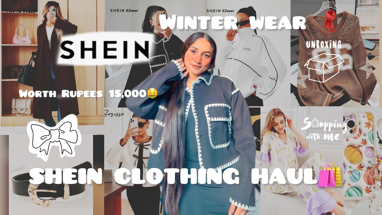 SHEIN Winter Wear Haul 🌼| Jackets , Tops , Scarfs & Accessories. #sheinhaul #sheinfinds 
