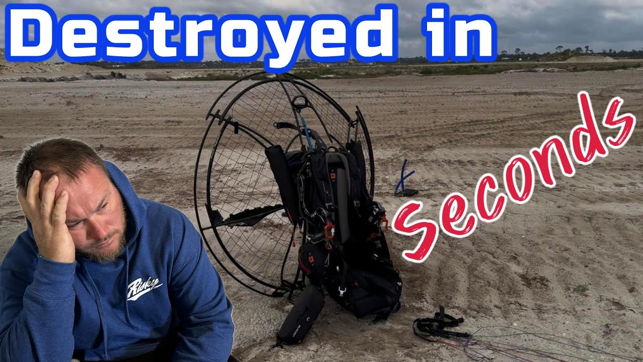 My Paramotor is destroyed in seconds!