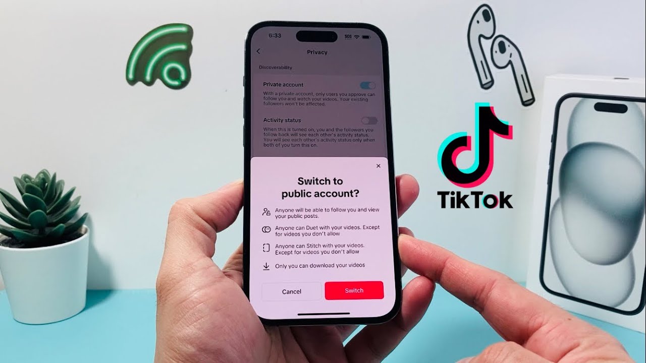 How to Make TikTok Account Public