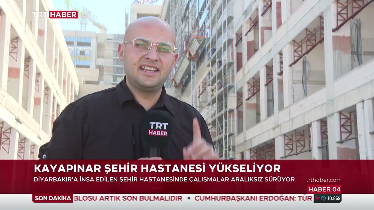Diyarbakır Kayapınar Şehir Hastanesi inşaatında son durum | TRT Haber