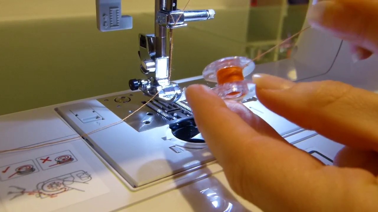 Setting up a Brother FS40 Sewing Machine - Step 6
