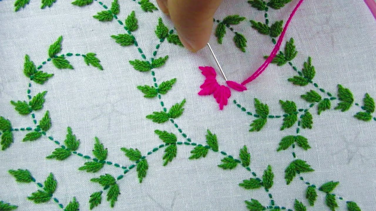 Hand Embroidery; Dopatta/Chadar Embroidery Design, Phulkari Orna