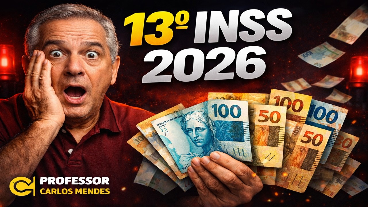 👍 13º DÉCIMO TERCEIRO SALÁRIO INSS 2026 SERÁ ANTECIPADO! VEJA DATAS E VALORES