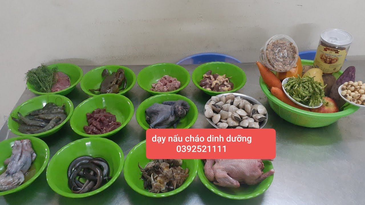 Đào tạo nghề nấu cháo dinh dưỡng cao cấp cho học viên .liên hệ 0392521111