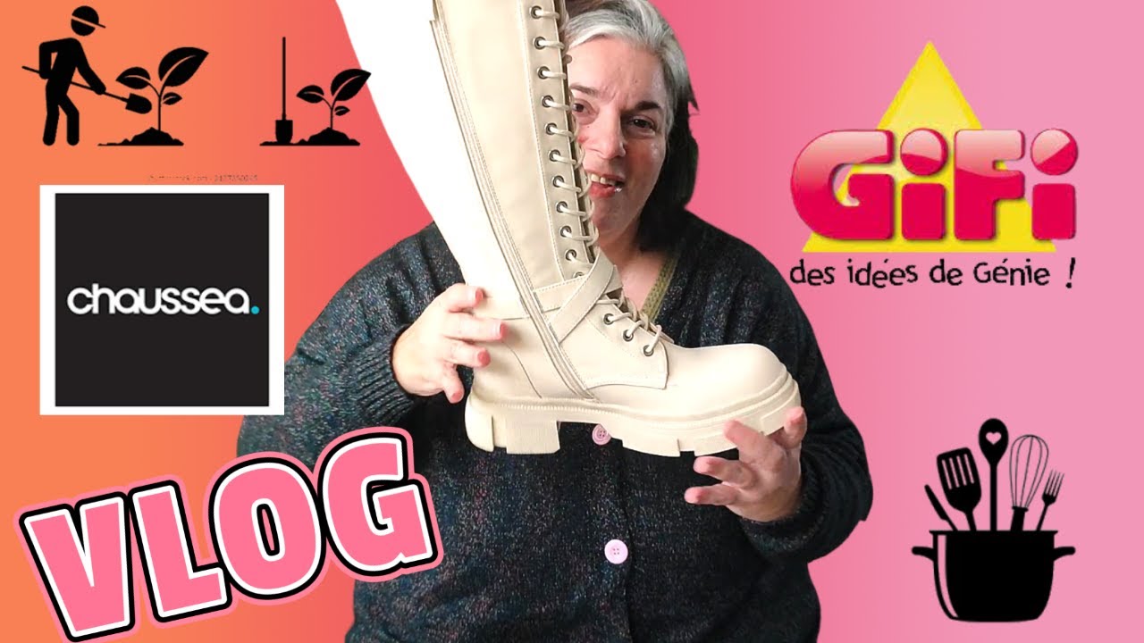 VLOG 🌀 Bon Plan CHAUSSEA et GIFI 🍾CUISINE🌿 JARDINAGE 🍅PRIMEUR ETC