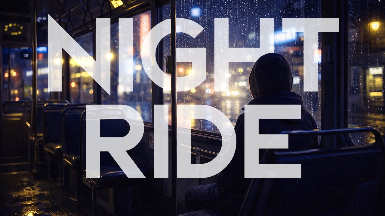 Quiet Night Bus Ride | Ambient & Lofi Music for Deep Focus and Relaxation