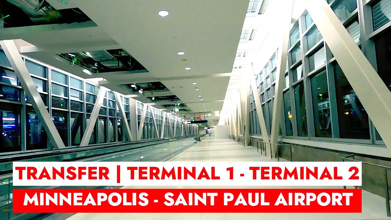 🇺🇸MSP ✈️Transferring for Terminal 1 to Terminal 2 | Minneapolis-Saint Paul International Airport, MN