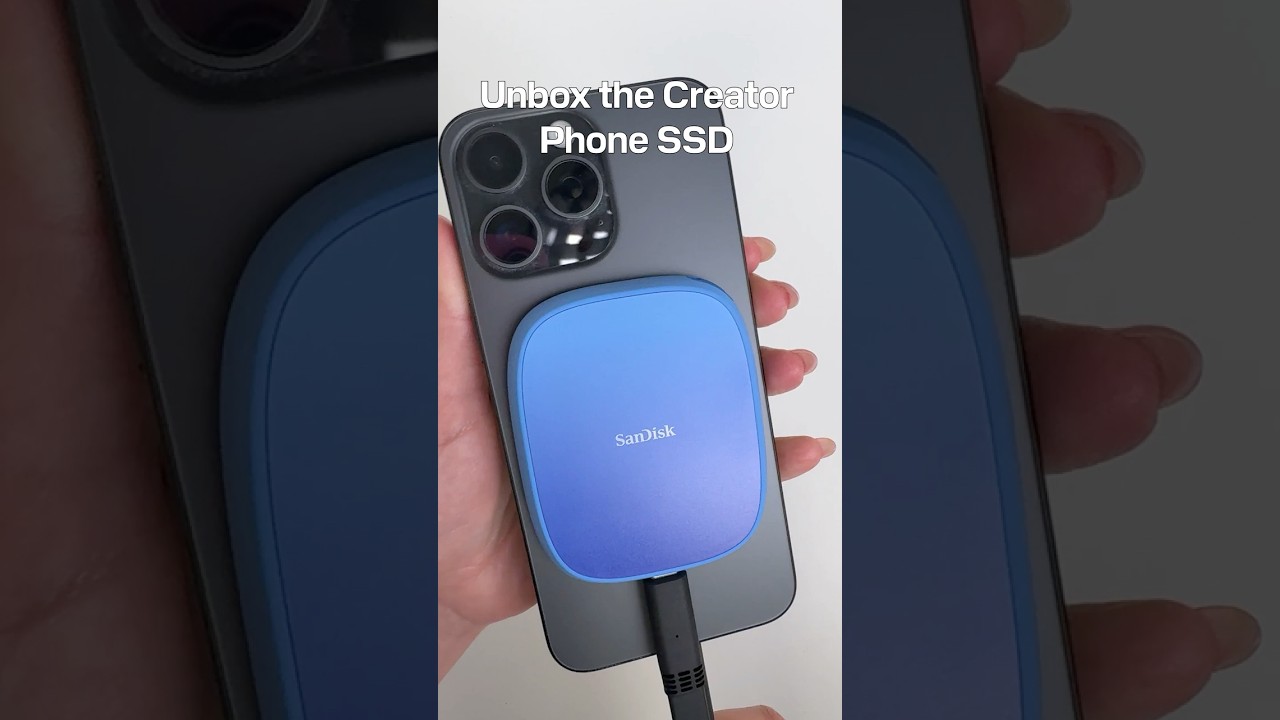 Have you seen the #Sandisk Creator Phone SSD? 👀
