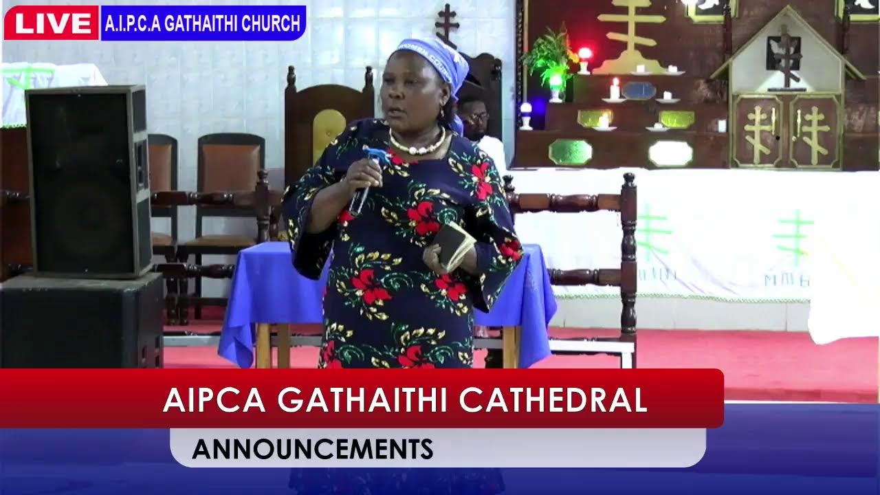 AIPCA Gathaithi  Cathedral Service