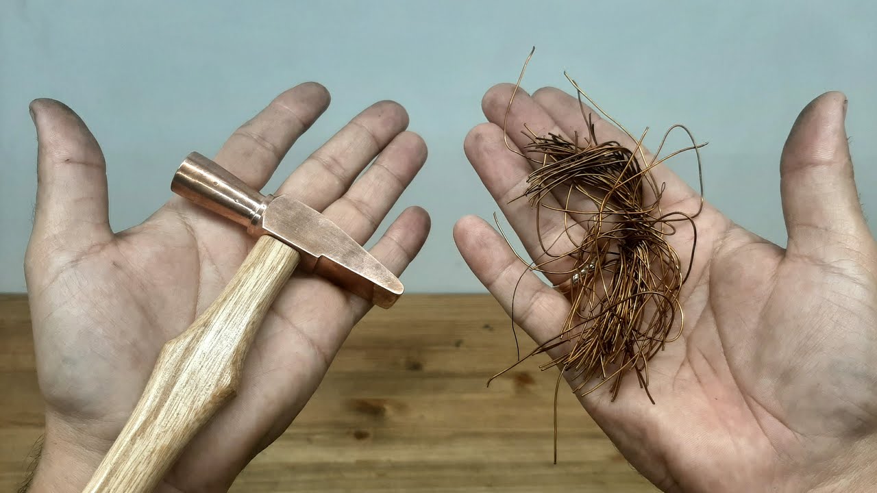 Как сделать молоток из медной проволоки. Медный молоток своими руками