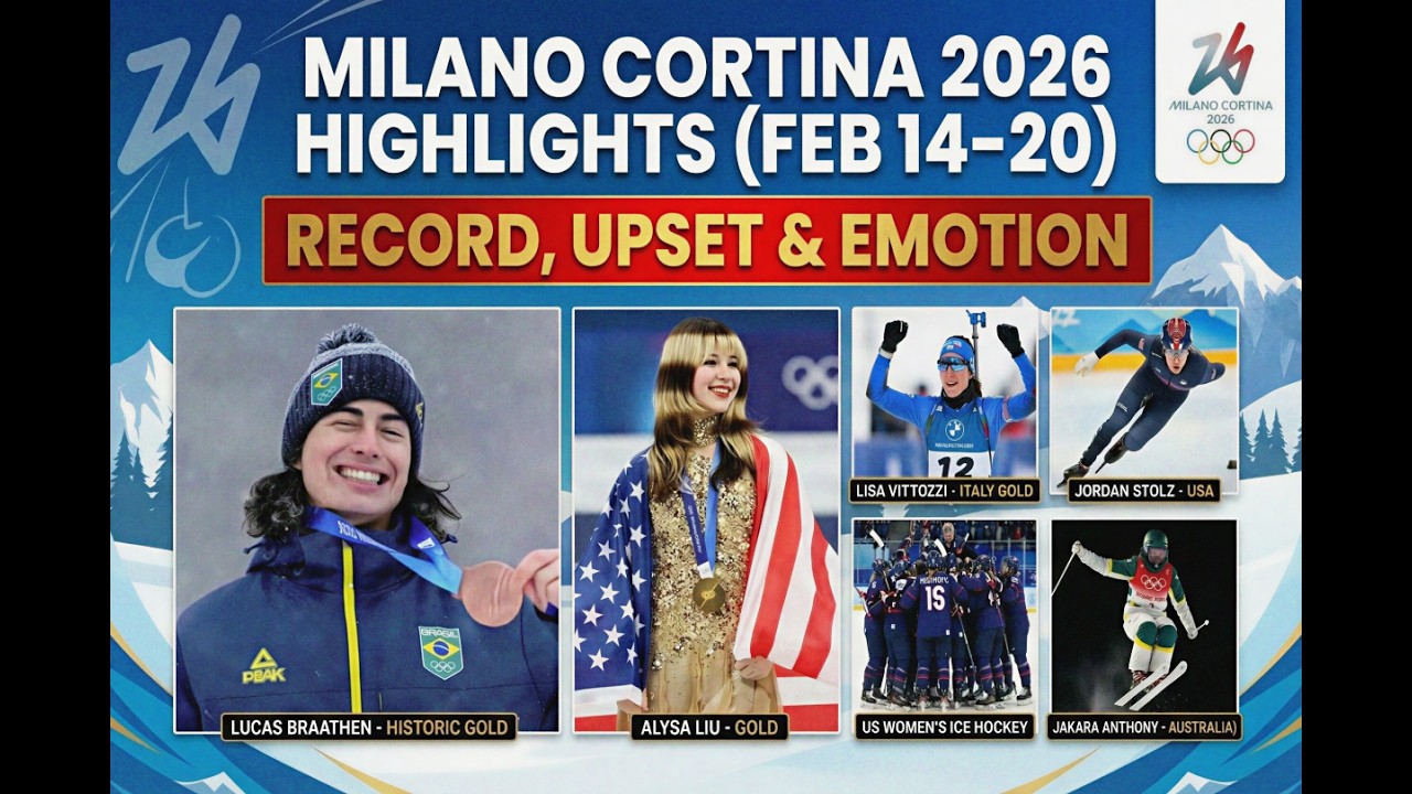 Milano Cortina 2026 Highlights (Feb 14–20) | Week 2 | Records, Upsets & Emotional Moments