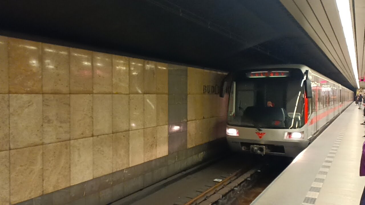Jízda M1 Budějovická -Nádraží Holešovice (Průjezd stanicí Pankrác)