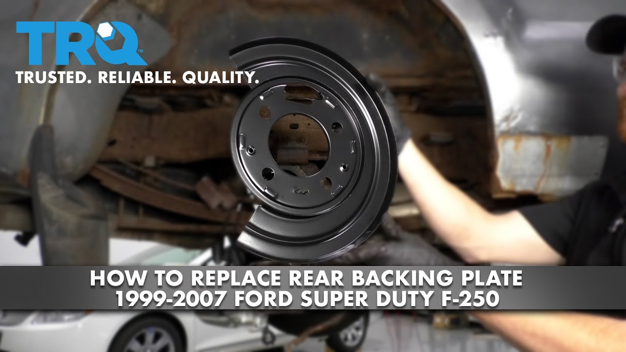 Как заменить заднюю опорную пластину Ford Super Duty F-250 1999-2007 годов