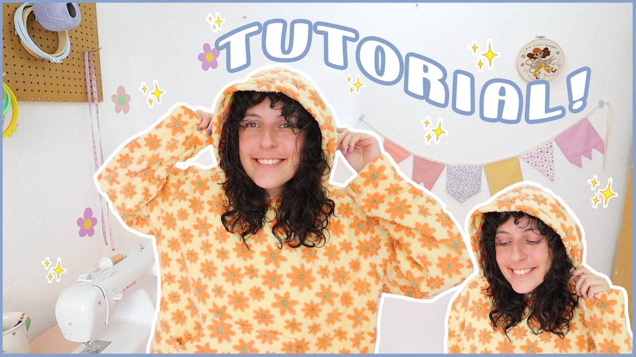 SUDADERA CON GORRO! - CÓMO COSER TELA POLAR! - PASO A PASO