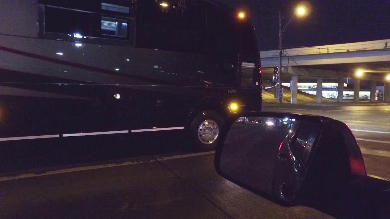 A Very Cool Prevost H3-45 custom motorcoach tour band bus