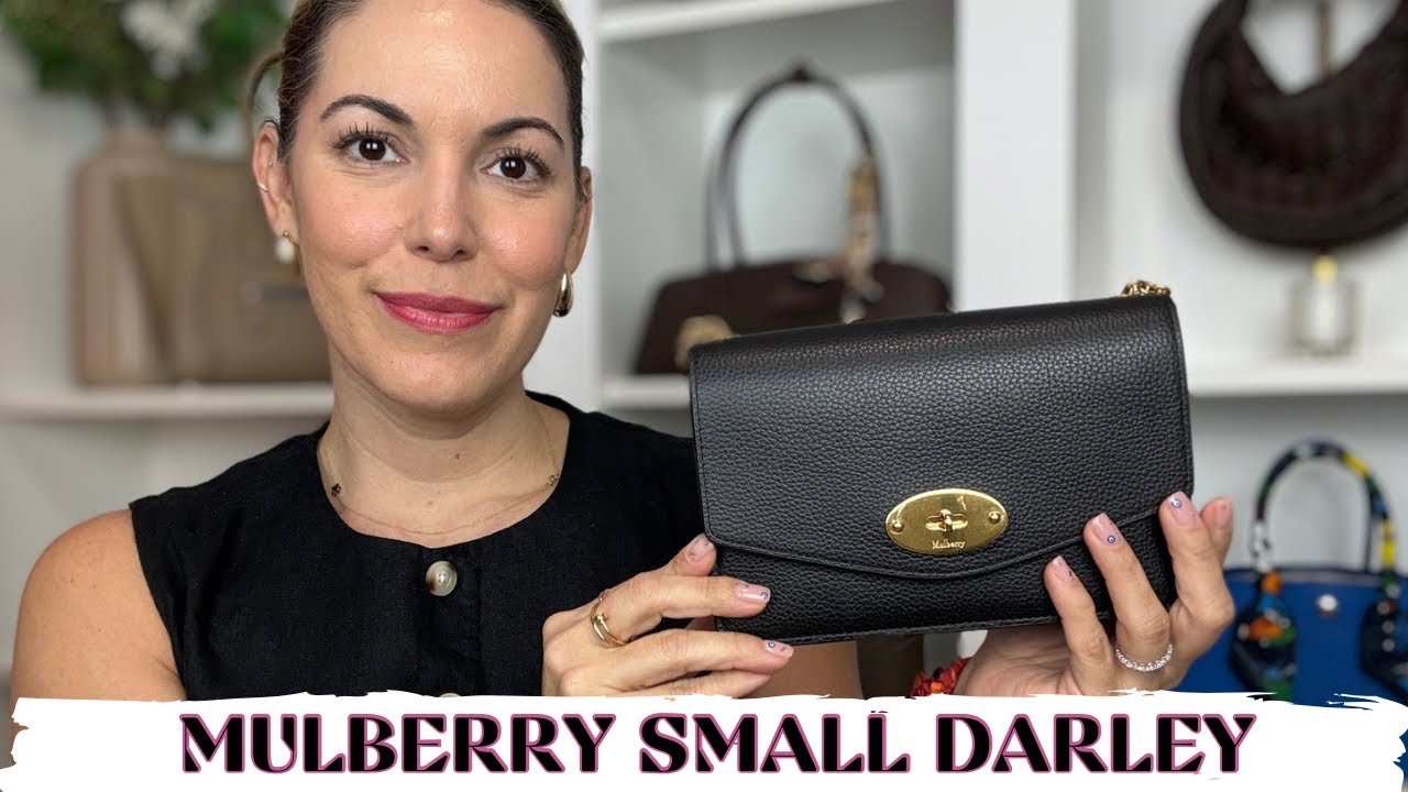 MULBERRY SMALL DARLEY 🖤 Первые впечатления, Модифицированные снимки, Что помещается внутри