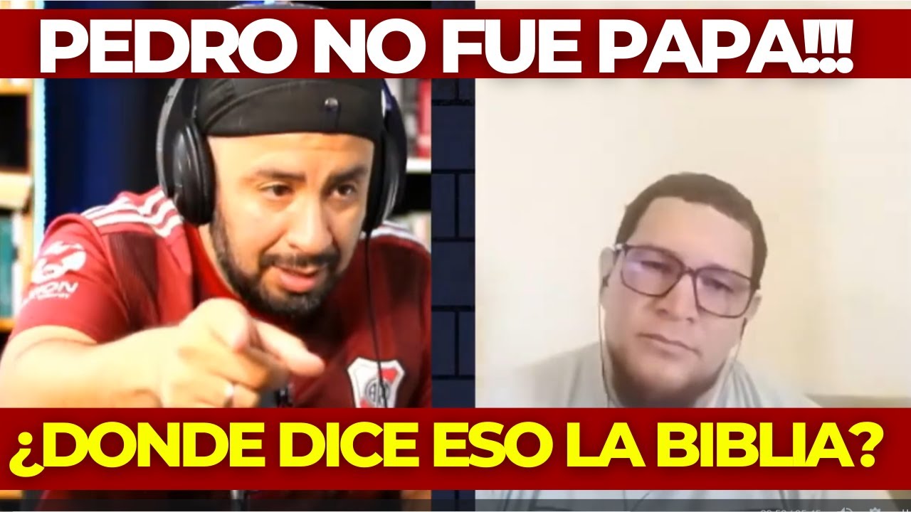Demuestralo CON LA BIBLIA!!! Pedro fue Papa!!!