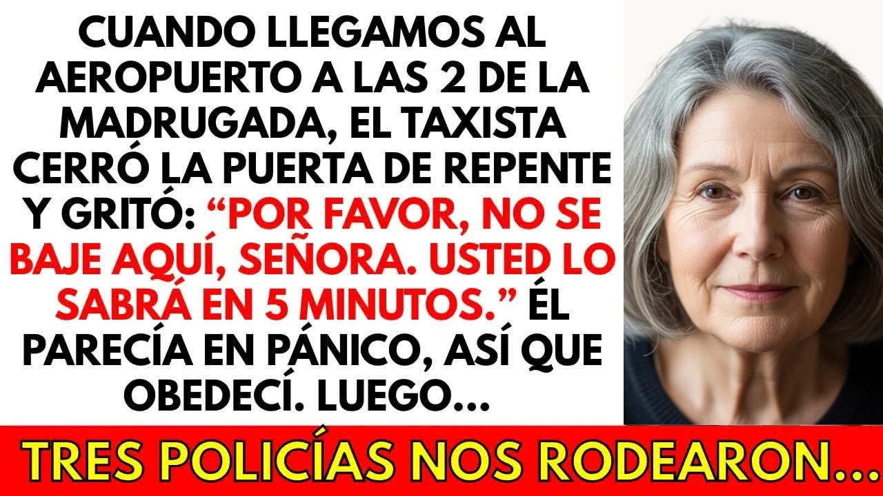 ＂No bajes aquí, créeme＂, dijo el taxista en pánico — No esperaba que cinco minutos después