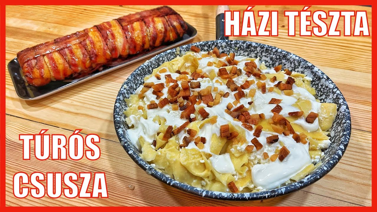 Házi gyúrt tészta I Túrós csusza I RG KONYHÁJA