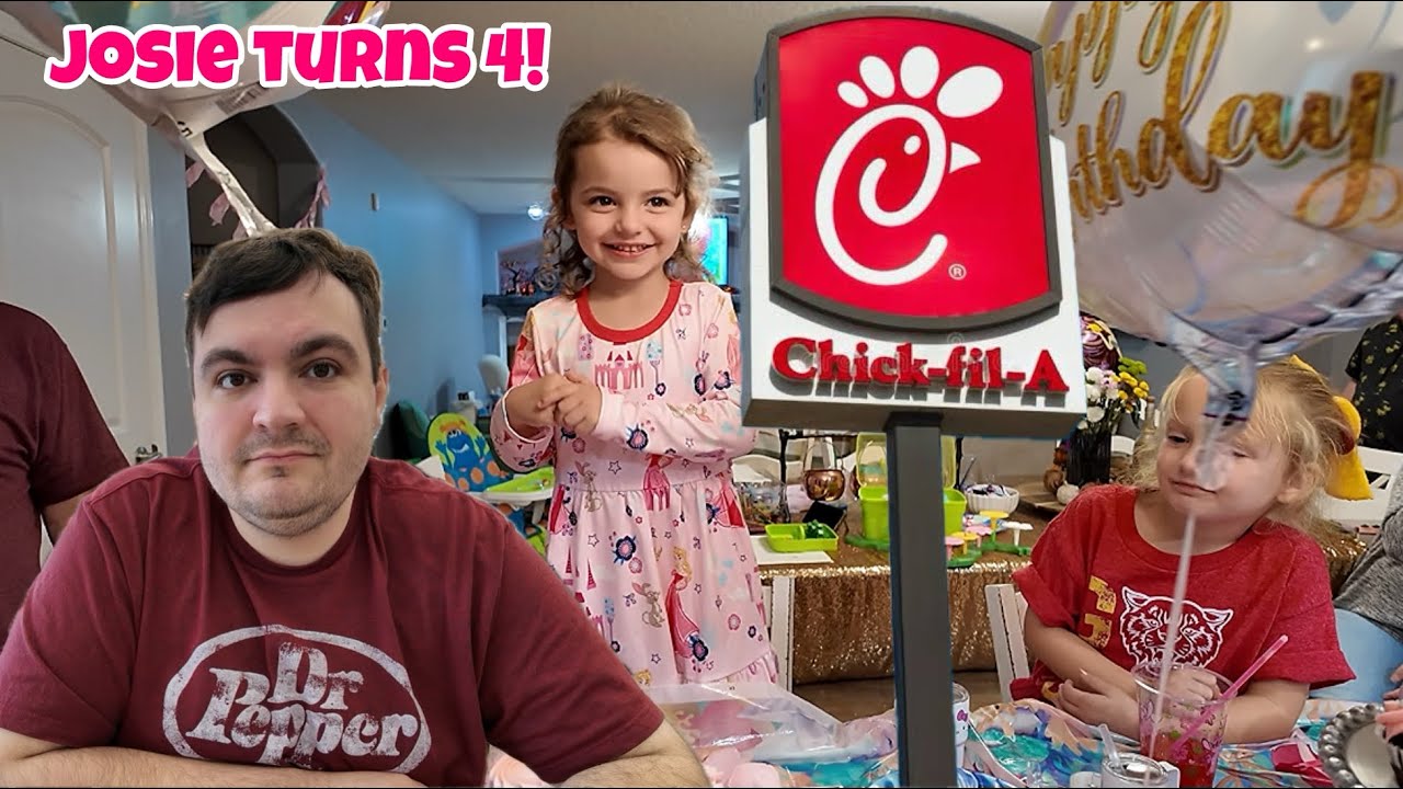 Lunch At Chick-fil-A | Josie’s Birthday Party! Story Time With Craig 