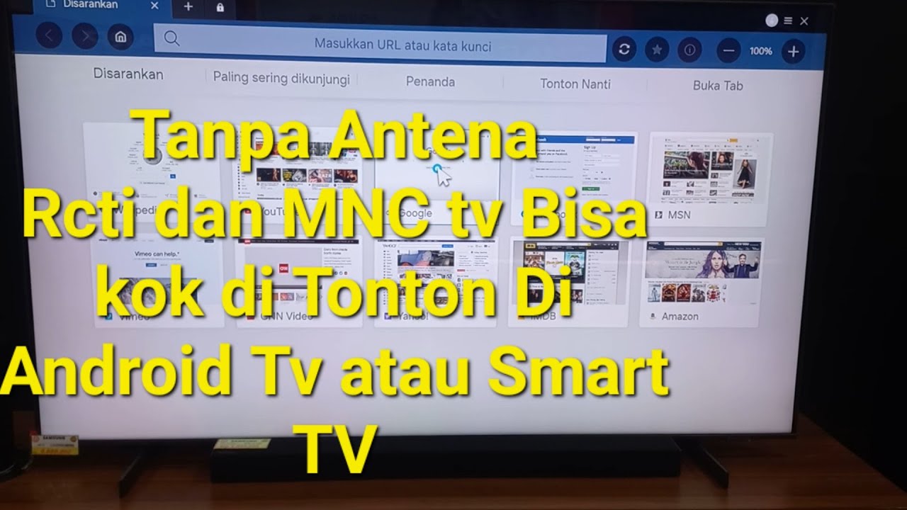 Cara buka Siaran RCTI, MNC TV di SMART TV dan Android Tv Tanpa Antena