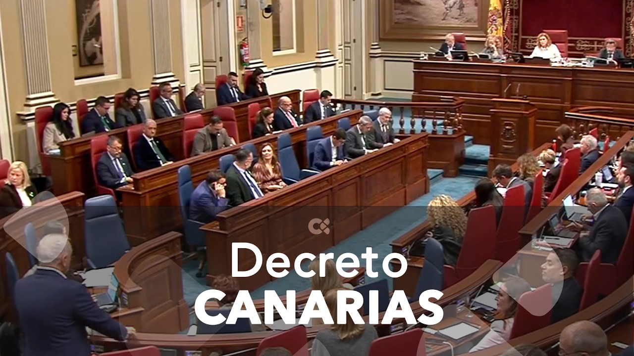 Clavijo ha vuelto a insistir en el Parlamento en la necesidad de sacar adelante el Decreto Canarias