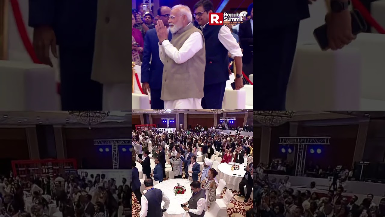 &lsquo;Modi, Modi&rsquo; Chants Echo at Republic Summit 2026