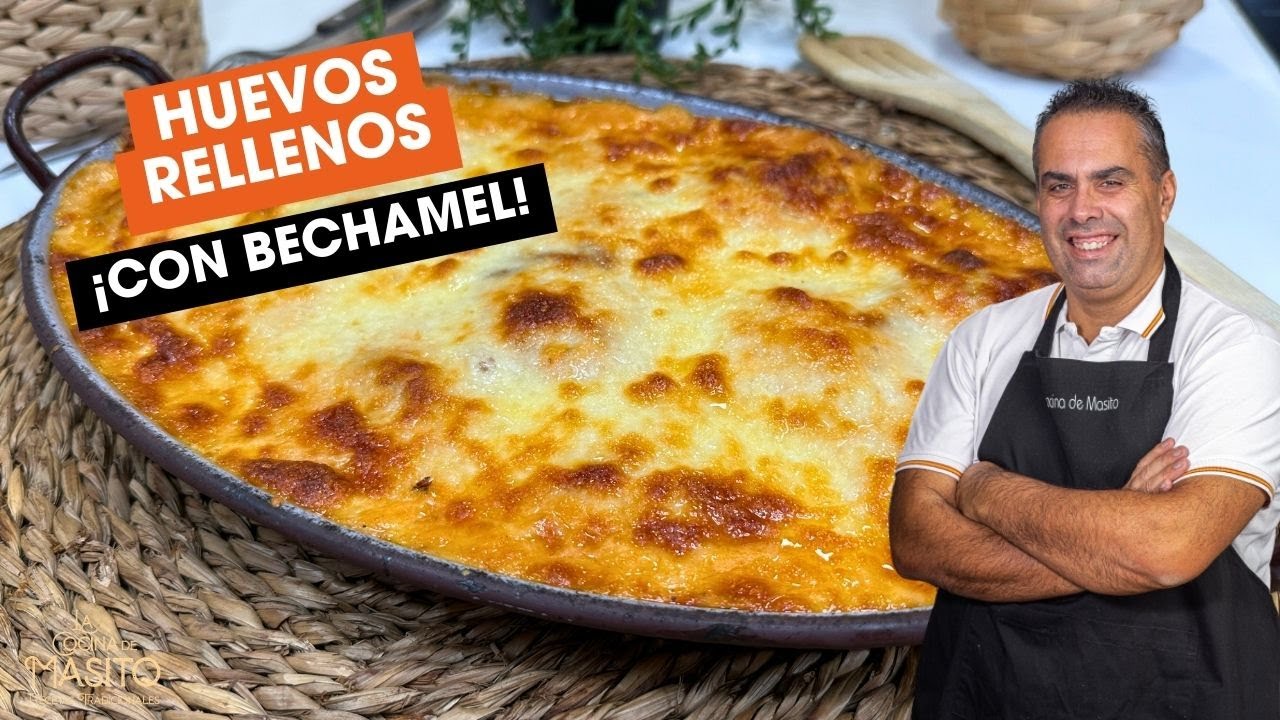 Huevos rellenos con salsa bechamel ¡IMPRESIONANTES! y luego la siesta en un colchón de emma