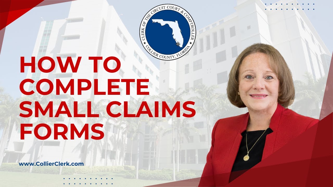 How To Complete Small Claims Forms