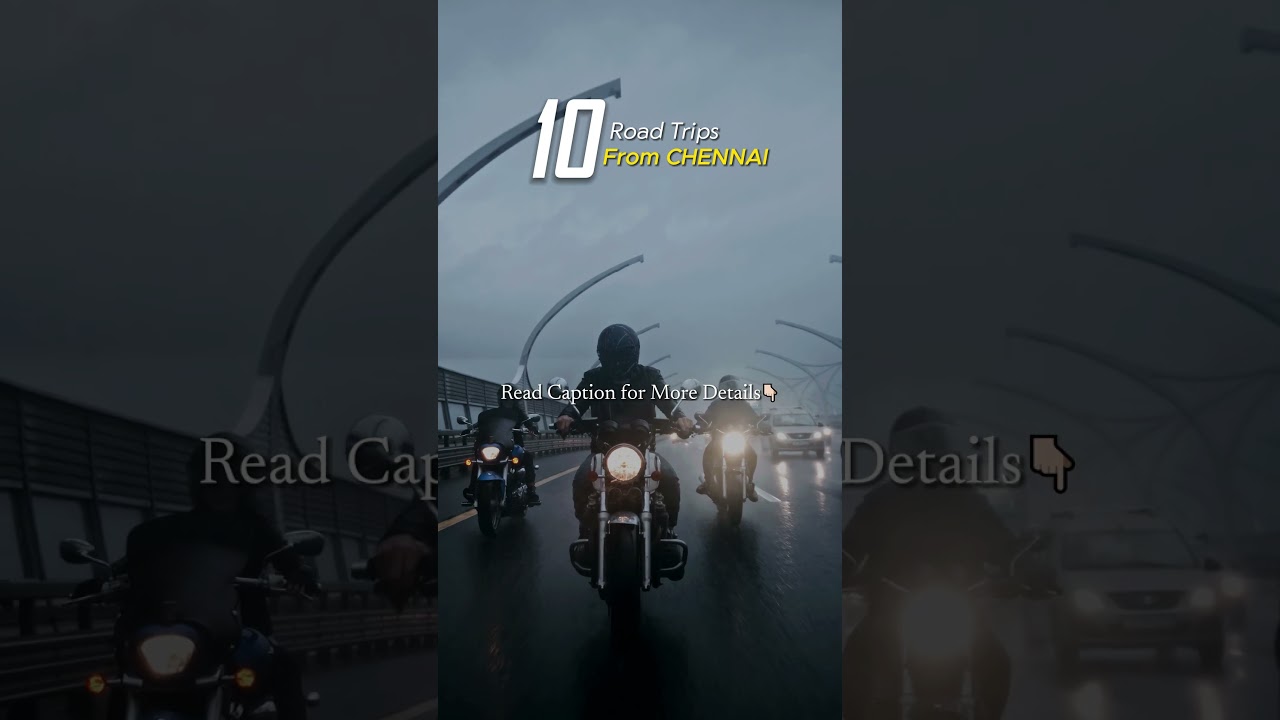 10 Road Trips from Chennai ❤️ Find the list in Description 👇 Save for later #shorts