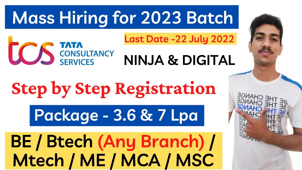 TCS Off Campus Drive for 2023 Batch | TCS Ninja & Digital |TCS Recruitment 2022 |TCS Freshers Hiring