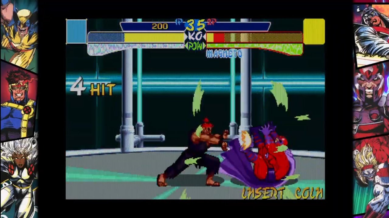 Akuma vs Magneto X-men Cota