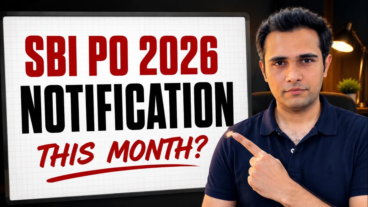 SBI PO 2026 Notification Big Update 🔥