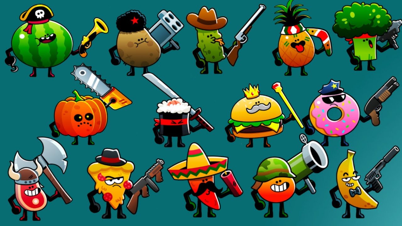 Food Gang All Characters Max Level 20 and Powers
