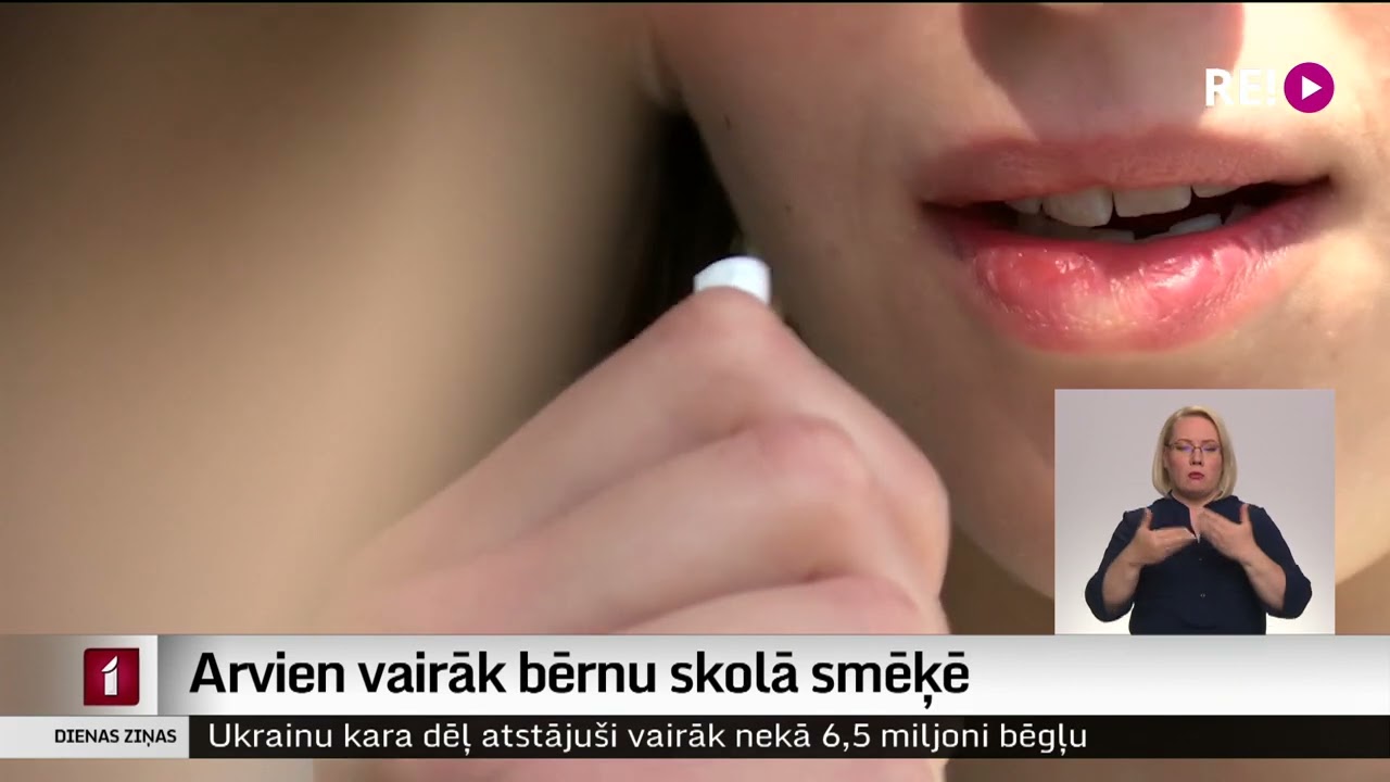 Arvien vairāk bērnu skolā smēķē