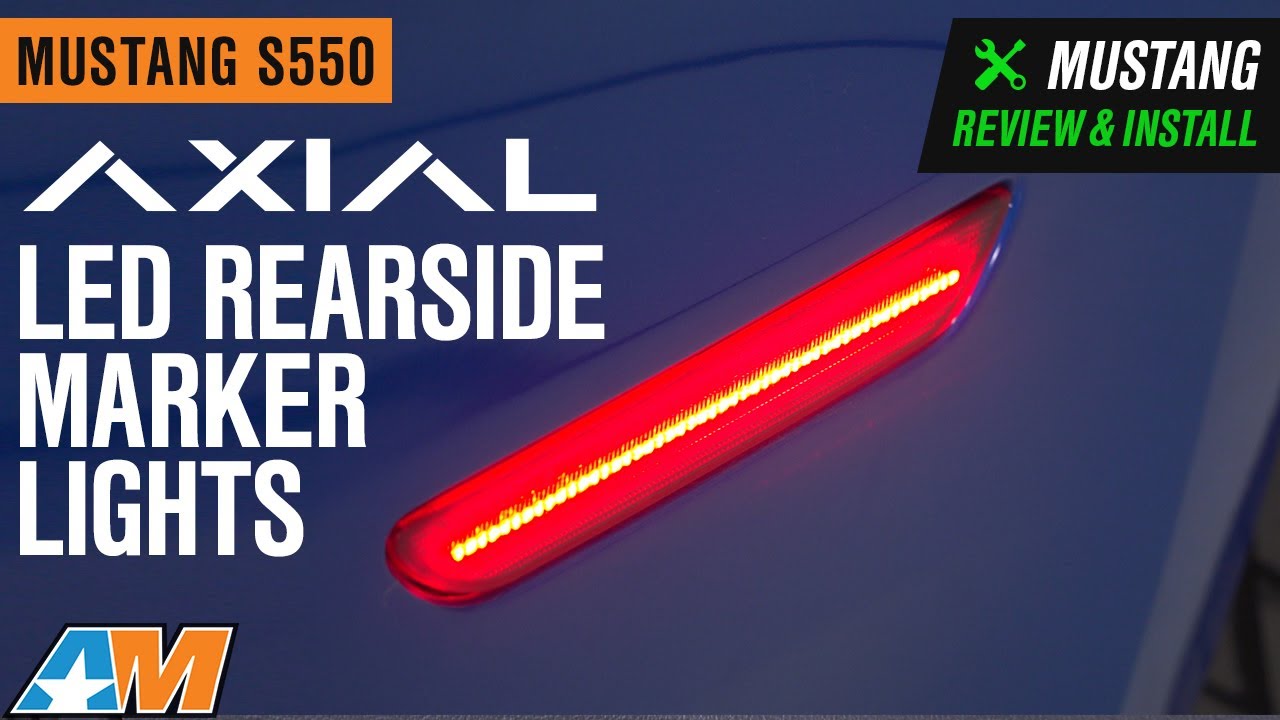 2015-2020 Mustang Axial LED Rear Side Marker Lights; Red Review & Install