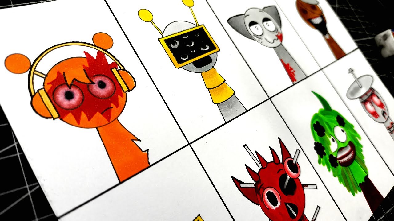 Рисование Incredibox Sprunki Swap Showcase 2.0 (Новые реакции)⚠️draw LIKE A PRO incredibox SPRUNKI
