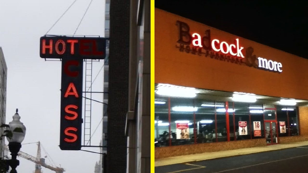 Funny Broken Neon Sign Fails ever seen